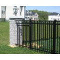 Remarkable design heavy duty powder coated 6'x8' wrought iron fence